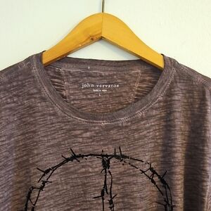 John Varvatos Graphic T-Shirt in Purple